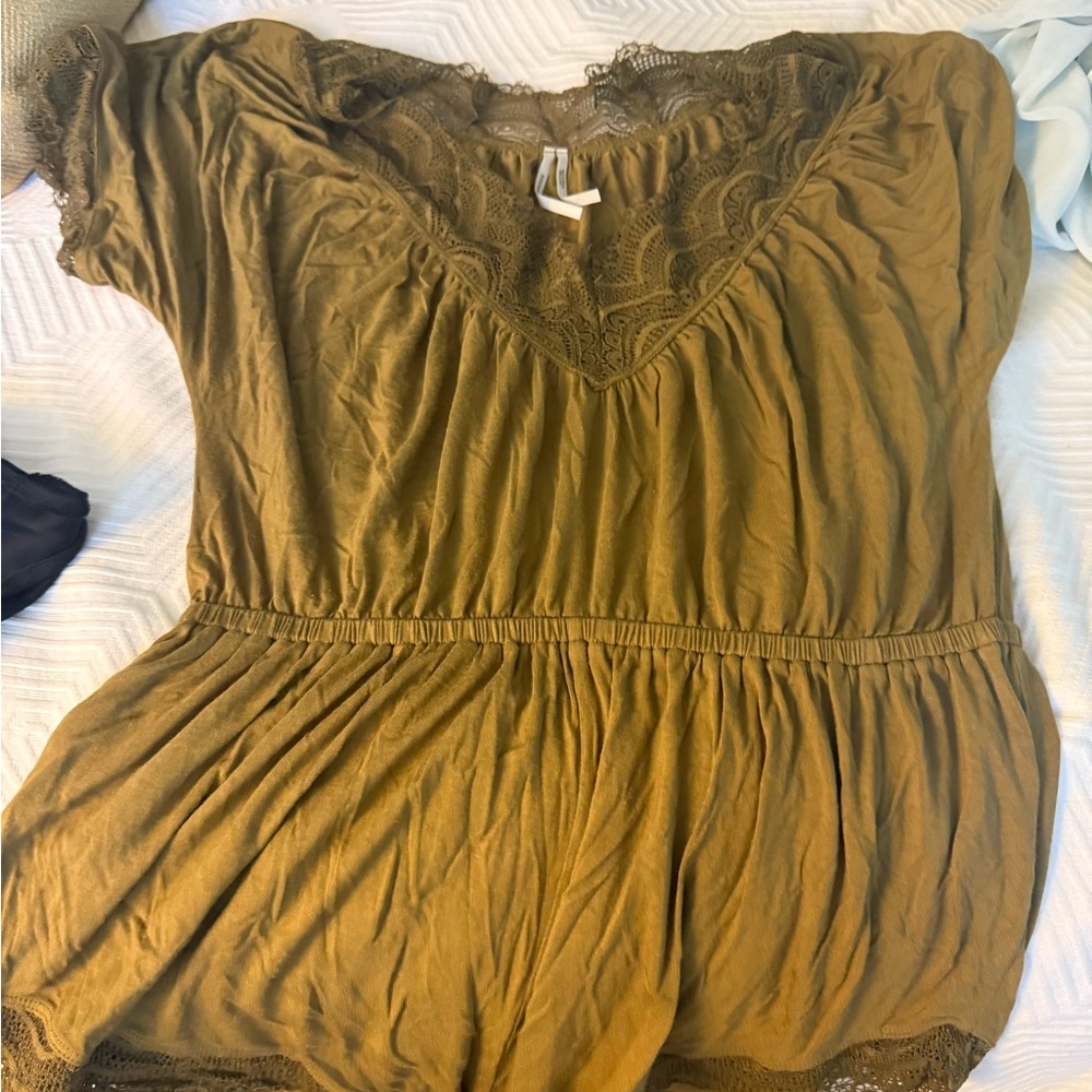 Anthropologie sleep romper
